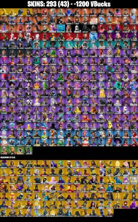 (PC/PSN/XBOX) 293 SKINS ♠️ Gold Midas ♠️ Gold Brutus ♠️ Tart Tycoon ♠️ Hangtime ♠️ Joey ♠️ The Imagined ♠️ Mizuki ♠️ Spectra Knight ♠️ Fusion ♠️ -1200 V-Bucks — image 2