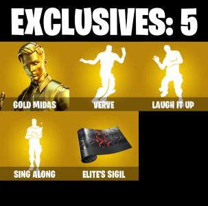 (PC/PSN/XBOX) 155 SKINS / Renegade Raider 🎰 Gold Midas 🎰 Snap 🎰 The Foundation 🎰 Ronin 🎰 Eternal Knight 🎰 Menace 🎰 6000 V-Buck PARENTAL CONTROL — Fortnite account listing