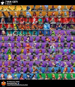 [PC/NINTENEDO] 144 skins | Gold Brutus | Gold Meowscles | Gold TNTina | Gold Midas | Tart Tycoon | Omegarok | Eternal Knight | Renzo the Destroyer | 600 VB — Fortnite account listing