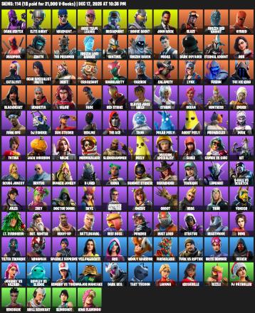 [PC/PSN] | 114 skins | Take The L | OG STW | Elite Agent | Dark Vertex | Warpaint | Rose Team Leader | Breakpoint | Rogue Agent | John Wick | #GSR6389 — image 2