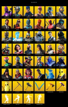 [PC/PSN] | 114 skins | Take The L | OG STW | Elite Agent | Dark Vertex | Warpaint | Rose Team Leader | Breakpoint | Rogue Agent | John Wick | #GSR6389 — image 1