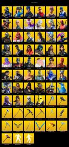 [PC/XBOX] | 162 skins | Leviathan Axe | OG STW | Lara Croft | Trilogy | Cloud Striker | Warpaint | Prodigy | Rose Team Leader | #MYY3313 — Fortnite account listing