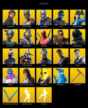 [PC/PSN/XBOX] | 68 skins | Take The L | Royale Knight | The Reaper | Elite Agent | Blue Squire | Fixer | Cloud Striker | Rogue Agent | #IWR8431 — image 1