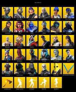 [PC/PSN/XBOX] | 73 skins | Take The L | The Reaper | Elite Agent | Omega | Rogue Agent | Sub Commander | Havoc | Blue Team Leader | #JEA7194 — Fortnite account listing
