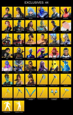 [PC/XBOX] | 222 skins | Leviathan Axe | Renegade Raider | Lara Croft | Trinity Trooper | Gear Specialist Maya | Nezumi | Fusion | Midas | #DAR8355 — image 1