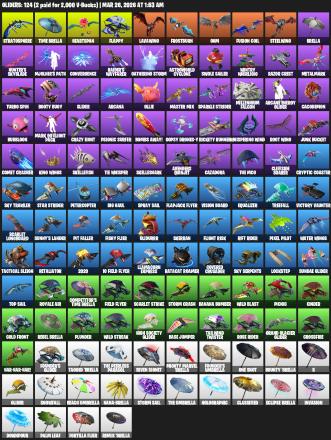 [PC/XBOX] | 175 skins | OG STW | Travis Scott | Prodigy | Cloud Striker | Warpaint | Point Patroller | The Paradigm | Neo Versa | #YBY8708 — image 5
