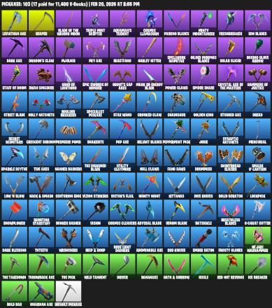 [PC/XBOX] | 116 skins | Leviathan Axe | Lara Croft | Prodigy | Fixer | Carbon Commando | Blizzard Bomber | Raz | Backlash | Red Knight | #IHF6978 — image 3