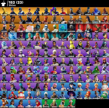 PC,PSN,XBOX 152 SKINS FA ⸱ STW ⸱ BREAKPOINT ⸱ BACKLASH ⸱ SLIM SHADY ⸱ GINGER GUNNER ⸱ ICE SPICE ⸱ BRITE BOMBER  RK091 — image 1