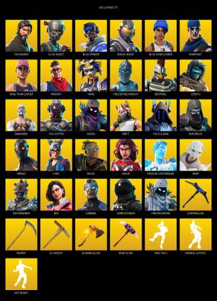 [PC/PSN/XBOX] | 62 skins | Take The L | OG STW | The Reaper | Elite Agent | Omega | Blue Striker | Rogue Agent | Blue Team Leader | #WIB9196 — image 1