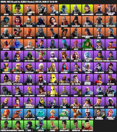 [PC/PSN/XBOX] | 108 skins | Omega | Trailblazer | Drift | Dire | Midas | Breakpoint | Havoc | Sub Commander | Catalyst | Fallen Love Ranger | #VDH0733 — image 2