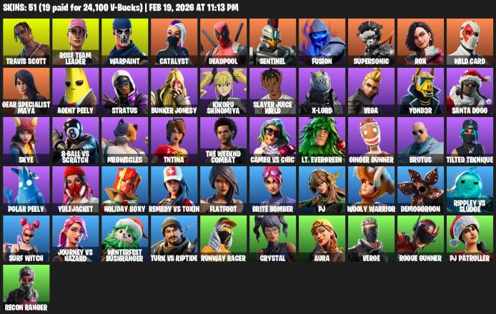 [PC/PSN] | 51 skins | OG STW | Travis Scott | Rose Team Leader | Warpaint | Catalyst | Deadpool | Sentinel | Fusion | Supersonic | Rox | #HER7221 — image 2
