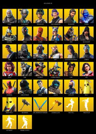 [PC/XBOX] | 84 skins | Take The L | The Reaper | Elite Agent | Omega | Havoc | Trailblazer | Sub Commander | Fusion | Sentinel | Hybrid | #EEG3769 — image 1