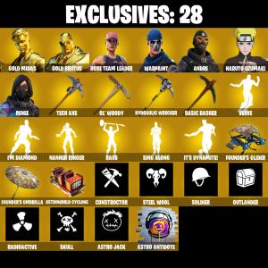 (PC/PSN/XBOX) OG STW 🍒 226 SKINS 🍒 Gold Midas 🍒 Gold Brutus 🍒 Andre 🍒 Naruto Uzumaki 🍒 Renee 🍒 Eternal Knight 🍒 Raz 🍒 4250 V-Buck PARENTAL CONTROL — Fortnite account listing