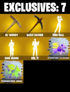 (PC/PSN/XBOX) 205 SKINS ๐ The Imagined ๐ Zeus ๐ Paradigm (Reality-659) ๐ Malik ๐ Hades ๐ Peter Griffin ๐ Snap ๐ Valeria ๐ 200 V-Buck PARENTAL CONTROL โ Fortnite account listing