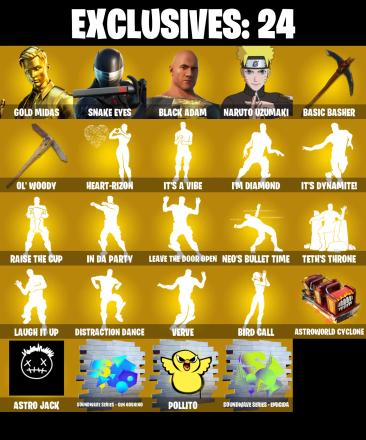 (PC/PSN/XBOX) 371 SKINS 🍒 Renegade Raider 🍒 Gold Midas 🍒 Snake Eyes 🍒 Black Adam 🍒 Naruto Uzumaki 🍒 Era 🍒 Galaxy Scout 🍒 Zero 🍒 2400 V-Buck PARENTAL CONTROL — image 1
