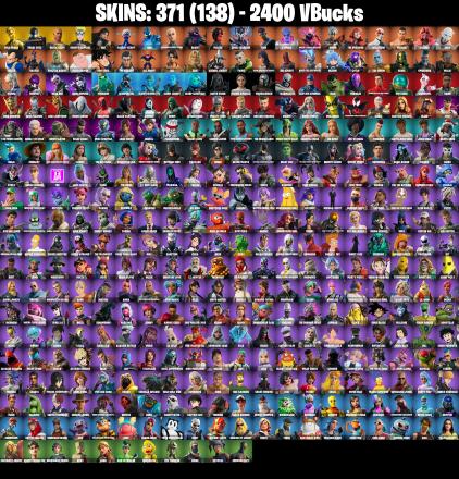(PC/PSN/XBOX) 371 SKINS 🍒 Renegade Raider 🍒 Gold Midas 🍒 Snake Eyes 🍒 Black Adam 🍒 Naruto Uzumaki 🍒 Era 🍒 Galaxy Scout 🍒 Zero 🍒 2400 V-Buck PARENTAL CONTROL — image 2