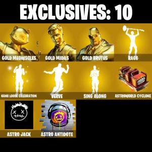 (PC/PSN/XBOX) 144 SKINS / Gold Meowscles 🎰 Gold Midas 🎰 Gold Brutus 🎰 The Foundation 🎰 Ronin 🎰 Eternal Knight 🎰 Red Knight 🎰 450 V-Buck PARENTAL CONTROL — Fortnite account listing
