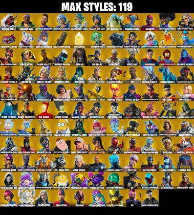 (PC/PSN/XBOX) 336 SKINS π FNCS 3:1 Champion π John Wick π Era π Predator π Paradigm (Reality-659) π Spire Assassin π Kymera π 100 V-Buck PARENTAL CONTROL β image 3