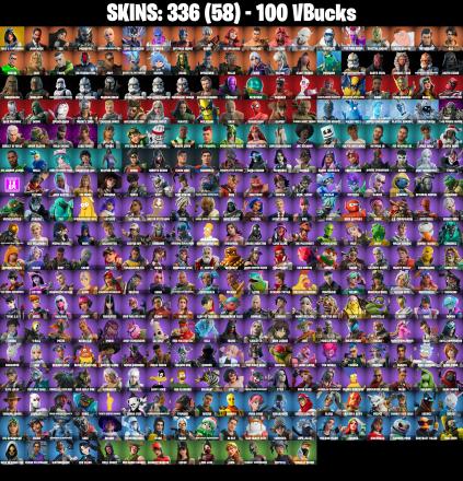 (PC/PSN/XBOX) 336 SKINS π FNCS 3:1 Champion π John Wick π Era π Predator π Paradigm (Reality-659) π Spire Assassin π Kymera π 100 V-Buck PARENTAL CONTROL β image 2
