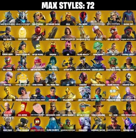 (PC/PSN/XBOX) 245 SKINS 🍒 Gold Meowscles 🍒 Gold Midas 🍒 Gold Brutus 🍒 Spire Assassin 🍒 Kymera 🍒 Joltara 🍒 The Foundation 🍒 Omen 🍒 450 V-Buck PARENTAL CONTROL — image 3