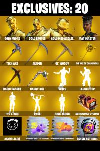 (PC/PSN/XBOX) 282 SKINS 🍒 Gold Midas 🍒 Gold Brutus 🍒 Gold Meowscles 🍒 Mat Master 🍒 Eternal Knight 🍒 Raz 🍒 Gear Specialist Maya 🍒 1800 V-Buck PARENTAL CONTROL — Fortnite account listing