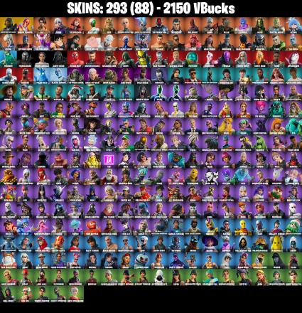 (PC/PSN/XBOX) 293 SKINS 🍒 Aerial Assault Trooper 🍒 Master Chief (Matte Black) 🍒 Dummy Supreme 🍒 Raz 🍒 Torin 🍒 The Imagined 🍒 2150 V-Buck PARENTAL CONTROL — image 2