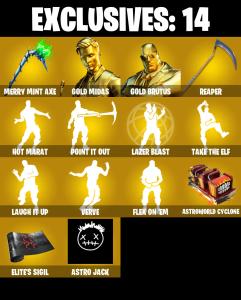 (PC/PSN/XBOX) 200 SKINS 🍒 Gold Midas 🍒 Gold Brutus 🍒 Sentinel 🍒 Spire Assassin 🍒 The Foundation 🍒 Ragnarok 🍒 Zenith 🍒 1000 V-Buck PARENTAL CONTROL — Fortnite account listing