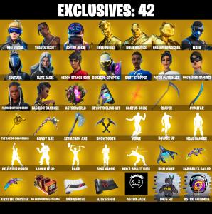 (PC/PSN/XBOX) 258 SKINS 🍒 Renegade Raider 🍒 Neo Versa 🍒 Travis Scott 🍒 Astro Jack 🍒 Gold Midas 🍒 Gold Brutus 🍒 Gold Meowscles 🍒 200 V-Buck PARENTAL CONTROL — Fortnite account listing