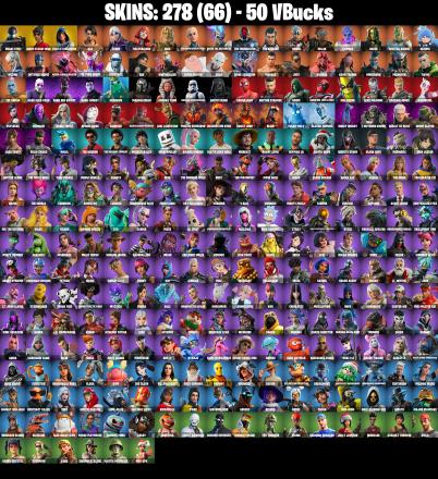 (PC/PSN/XBOX) 278 SKINS π Renegade Raider π Snake Eyes π Heron Stance Hero π FNCS 3:1 Champion π Raz π Torin π The Imagined π 50 V-Buck PARENTAL CONTROL β image 2