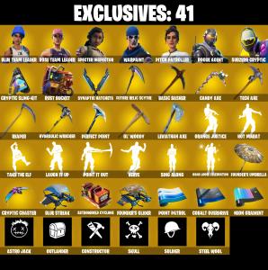 (PC/PSN/XBOX) 215 SKINS 💫 Blue Team Leader ⚡️ Specter Inspector 💍 Pitch Patroller ⚡️ Rogue Agent 💍 Subzero Cryptic | 150 V-Buck | PARENTAL CONTROLS — Fortnite account listing