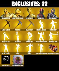 (PC/PSN/XBOX) 198 SKINS 💫 Renegade Raider ⚡️ Gold Brutus 💍 Gold Meowscles ⚡️ Gold Midas 💍 Wingman ⚡️ Rogue Agent 💍 Backlash | 150 V-Buck | PARENTAL CONTROLS — Fortnite account listing