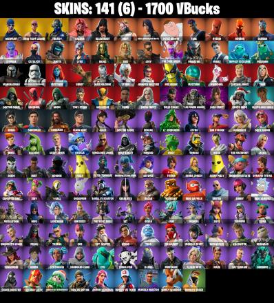 π₯ EXCLUSIVE OFFER π₯(PC/PSN/XBOX) 141 SKINS π« Trilogy β‘οΈ Valeria π Blackheart β‘οΈ Drift π Gear Specialist Maya β‘οΈ Peter Griffin π Fade β‘οΈ Hybrid π Inferno β‘οΈ Carbide | 1700 V-Buck | PARENTAL CONTROLS β image 2