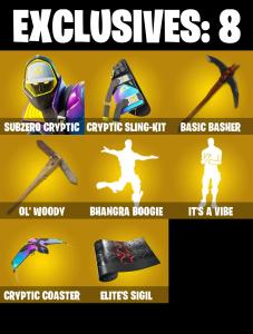 (PC/PSN/XBOX) 177 SKINS 💫 Renegade Raider ⚡️ Subzero Cryptic 💍 Zeus ⚡️ Twyn 💍 Kado Thorne ⚡️ Era 💍 The Ageless | 50 V-Buck | PARENTAL CONTROLS — Fortnite account listing