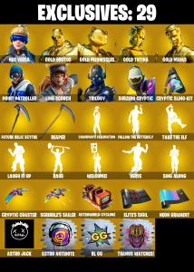(PC/PSN/XBOX) 192 SKINS 💫 Neo Versa ⚡️ Gold Brutus 💍 Gold Meowscles ⚡️ Gold TNTina 💍 Gold Midas ⚡️ Point Patroller 💍 Lina Scorch | 1000 V-Buck | PARENTAL CONTROLS — Fortnite account listing