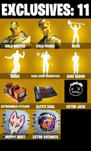 (PC/PSN/XBOX) 184 SKINS 🎰 Renegade Raider 🎰 Gold Brutus 🎰 Gold Midas 🎰 Zeus 🎰 Spectra Knight 🎰 Joey 🎰 Fusion 🎰 Raz 🎰 900 V-Buck PARENTAL CONTROL — Fortnite account listing