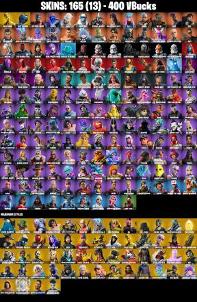 (PC/PSN/XBOX) 165 SKINS π« Gold Midas β‘οΈ Tart Tycoon π Optimus Prime β‘οΈ Fusion π Snap β‘οΈ Frostbite π Eternal Knight | 400 V-Buck | PARENTAL CONTROLS β image 2