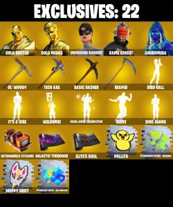 (PC/PSN/XBOX) 283 SKINS 💫 Renegade Raider ⚡️ Gold Brutus 💍 Gold Midas ⚡️ Unchained Ramirez 💍 Game Knight ⚡️ Andromeda | 10400 V-Buck | PARENTAL CONTROLS — Fortnite account listing