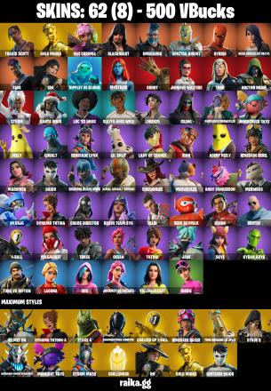 EMAIL CHANGEABLE (PC/PSN) 500 VB) 62 SKINS ❤️ Travis Scott ❤️ Gold Midas ❤️ Vivi Chroma ❤️ Blackheart ❤️ Omegarok ❤️ Spectra Knight ❤️ Hybrid ❤️ Gear Specialist Maya — image 2