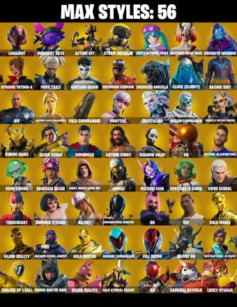 (PC/PSN/XBOX) 179 SKINS π Gold Midas π Gold Brutus π Naruto Uzumaki π Point Patroller π Keri Commander π Trilogy π The Imagined π 150 V-Buc PARENTAL CONTROL β image 3