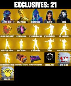 (PC/PSN/XBOX) 189 SKINS 👑 Renegade Raider 👑 Astro Jack 👑 Gold Midas 👑 Andromeda 👑 Clutch 👑 Grind 👑 Alli 👑 The Imagined 👑 Joey 👑 200 V-Buc PARENTAL CONTROL — Fortnite account listing