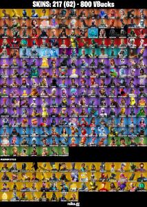 (PC/XBOX) 800 VB) 217 SKINS ๐ฅ Renegade Raider ๐ฅ Travis Scott ๐ฅ Gold Midas ๐ฅ Sultura ๐ฅ Point Patroller ๐ฅ Pitch Patroller ๐ฅ Ronin ๐ฅ Zenit | PARENTAL CONTROLS โ Fortnite account listing