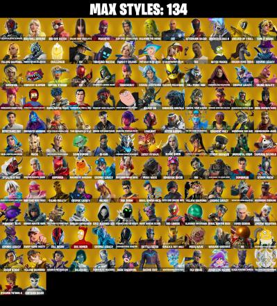 (PC/PSN/XBOX) 347 SKINS π« Renegade Raider β‘οΈ Aerial Assault Trooper π Championship Aura β‘οΈ Optimus Prime π Red Knight β‘οΈ Zeus | 100 V-Buck | PARENTAL CONTROLS β image 3