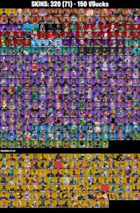 (PC/PSN/XBOX) 150 VB) 320 skins | Snap | Spectra Knight | The Imagined | Kymera | Joey | Optimus Prime | Kado Thorne | Malik | The Origin  PARENTAL CONTROL — Fortnite account listing