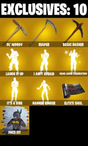 (PC/PSN) 152 SKINS ๐ฅ Renegade Raider ๐ฅ Aerial Assault Trooper ๐ฅ Backlash ๐ฅ The Imagined ๐ฅ The Origin ๐ฅ The Cube Queen ๐ฅ Kymera ๐ฅ 800 V-Bucks PARENTAL CONTROLS โ Fortnite account listing