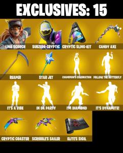 (PC/PSN/XBOX) 170 SKINS π« Renegade Raider β‘οΈ Lina Scorch π Subzero Cryptic β‘οΈ Backlash π Optimus Prime β‘οΈ Red Knight π Zeus | 900 V-Buck | PARENTAL CONTROLS β Fortnite account listing