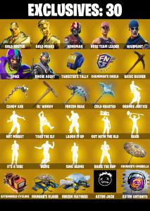 (PC/PSN/XBOX) 165 SKINS 💫 Gold Brutus ⚡️ Gold Midas 💍 Wingman ⚡️ Spike 💍 Rogue Agent ⚡️ Backlash 💍 Calamity ⚡️ Fusion | 450 V-Buck | PARENTAL CONTROLS — Fortnite account listing
