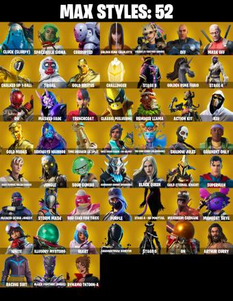 (PC/PSN/XBOX) 165 SKINS π« Gold Brutus β‘οΈ Gold Midas π Wingman β‘οΈ Spike π Rogue Agent β‘οΈ Backlash π Calamity β‘οΈ Fusion | 450 V-Buck | PARENTAL CONTROLS β image 3
