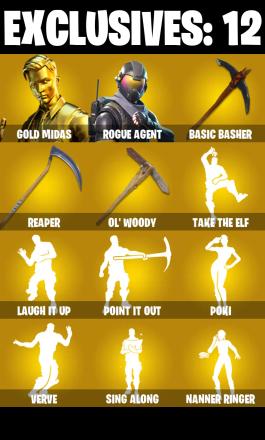(PC/PSN/XBOX) 175 SKINS 💫 Gold Midas ⚡️ Rogue Agent 💍 Optimus Prime ⚡️ Fusion 💍 Hybrid ⚡️ The Ice King 💍 Eternal Knight | 350 V-Buck | PARENTAL CONTROLS — image 1