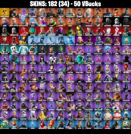 (PC/PSN) 182 SKINSπ₯ Naruto Uzumaki π₯ Era π₯ Kymera π₯ Spire Assassin π₯ Mizuki π₯ Malik π₯ Predator π₯ Spectra Knight π₯ The Ageless π₯ 50 V-Buc PARENTAL CONTROLS β image 2