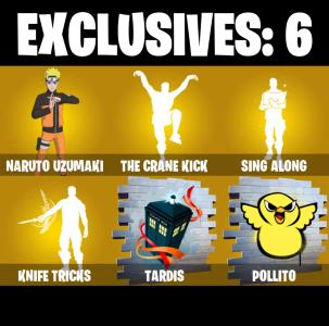 (PC/PSN) 182 SKINS๐ฅ Naruto Uzumaki ๐ฅ Era ๐ฅ Kymera ๐ฅ Spire Assassin ๐ฅ Mizuki ๐ฅ Malik ๐ฅ Predator ๐ฅ Spectra Knight ๐ฅ The Ageless ๐ฅ 50 V-Buc PARENTAL CONTROLS โ Fortnite account listing